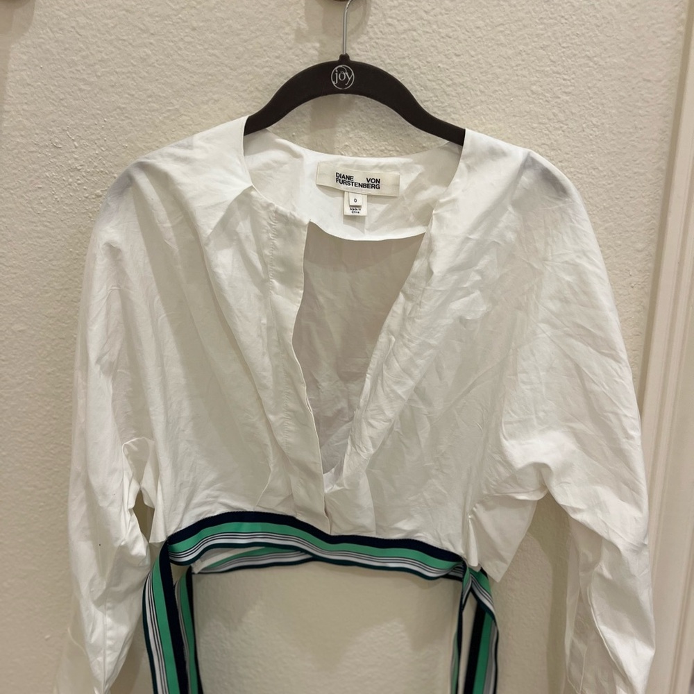 Diane Von Furstenberg Cropped blouse